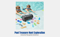 Pool Diving Game Set, Kids Pirate Chest, Acrylic Crystal Toy, Water Exploration