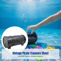 Pool Diving Game Set, Kids Pirate Chest, Acrylic Crystal Toy, Water Exploration