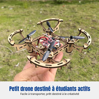 Wooden DIY Quadcopter, Assembly Drone, Remote Control, Training, School Practice