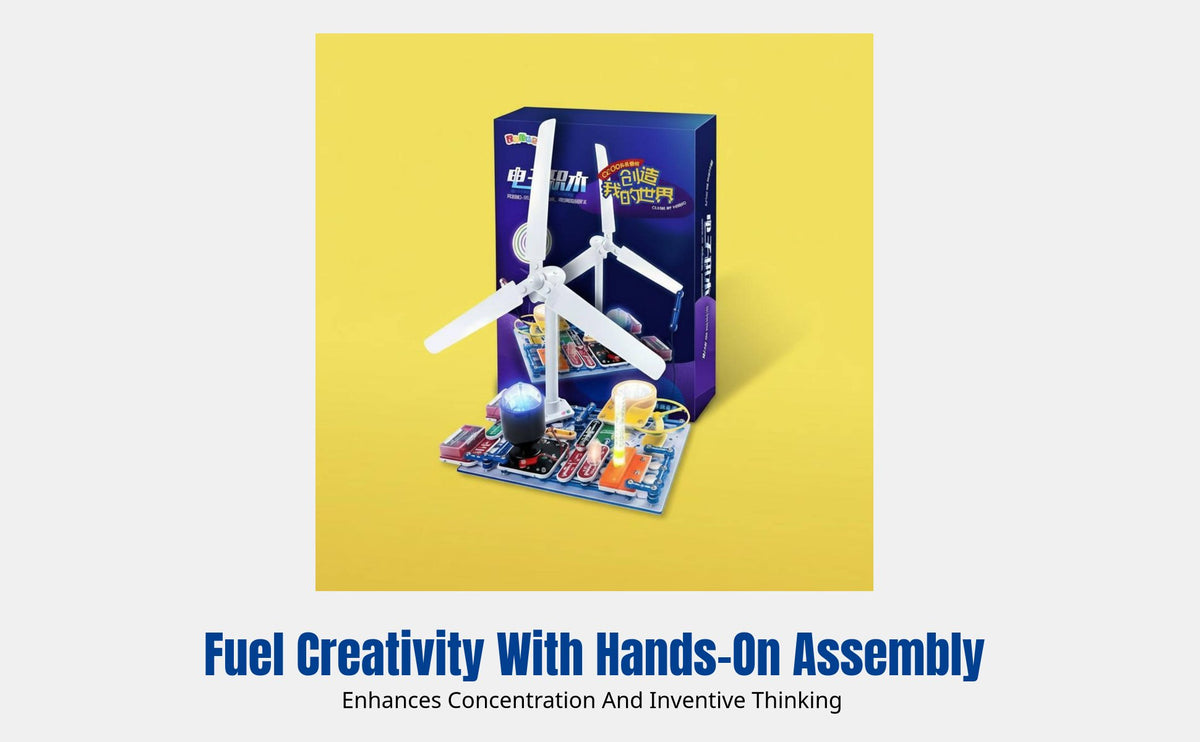 Electronic Building Blocks Science Circuit Toy Science Experiment Kit Creative Assembly Educational Flagship Series Ages 6-18