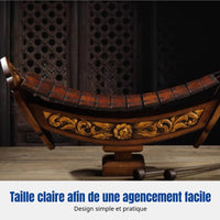 Vintage Thai Wooden Xylophone, Hand-Carved Southeast Asian Accent