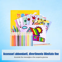 DIY Sand Art Set for Kids, Creative Handcraft, Educational Gift Box