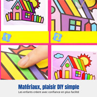 DIY Sand Art Set for Kids, Creative Handcraft, Educational Gift Box